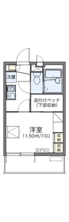 レオパレス玉川ソレイユの物件間取画像